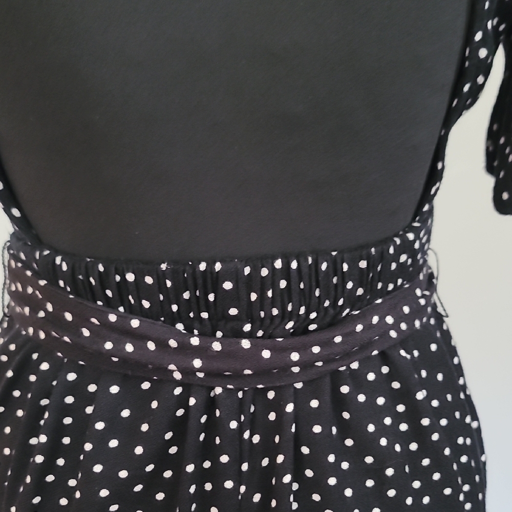 Abercrombie & Fitch Black and White Polka Dot Romper - Picture 13 of 13